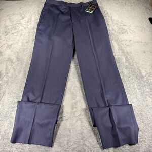 Jos A Bank Reserve Mens 32R Navy 100% Wool Reda Tailored Fit Dress Pants NEW